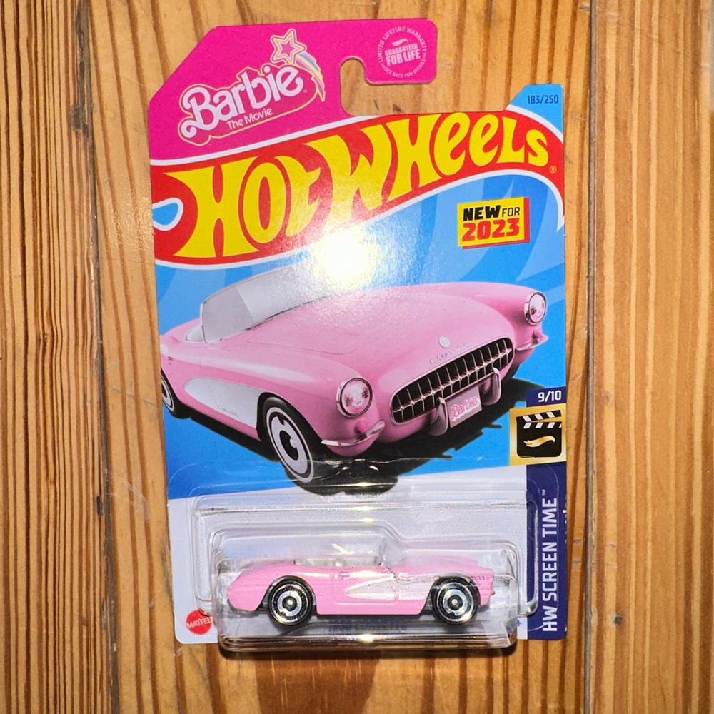 Collectible Barbie Hot Wheels 1956 Corvette